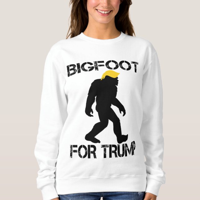 Sudadera Pie Grande Para Las Elecciones De Trump 2024 (Anverso)