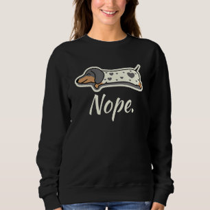 Sudadera Piebald Dachshund Dog Lazy Nope Dachsie Wiener Dox