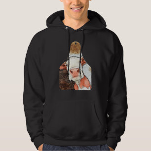 Sudadera Piel de vaca de etiqueta de vaca Granja de cría de