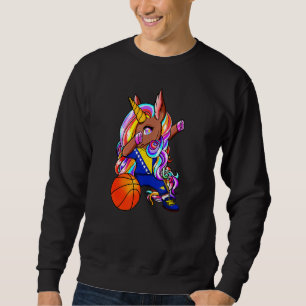 Sudadera Piel marrón de Dabbing Unicornio máscara de Bosnia