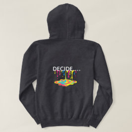 Sudadera Piensa • Siente • Decide – Cerebro y Corazón Abstr