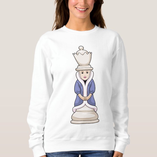 Sudadera Pieza de ajedrez Queen Chess (Anverso)