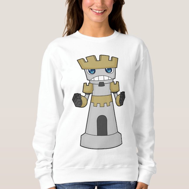 Sudadera Pieza de ajedrez Rook Chess (Anverso)