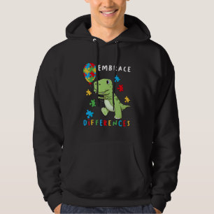 Sudadera Pieza de rompecabezas de dinosaurio Autismo Concie