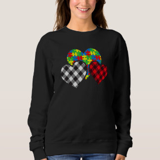 Sudadera Pieza de rompecabezas del corazón lindo Búfalo con