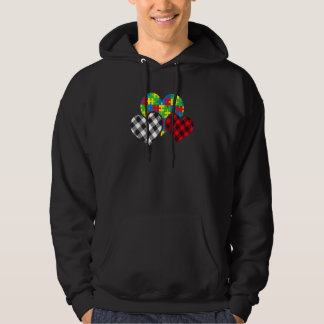Sudadera Pieza de rompecabezas del corazón lindo Búfalo con