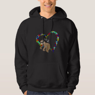Sudadera Piezas de rompecabezas del corazón del sueño de la