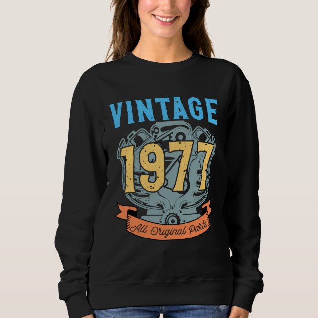Sudadera Piezas originales Vintage 1977 (Anverso)