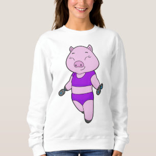 Sudadera Pig Fitness Dumbbell