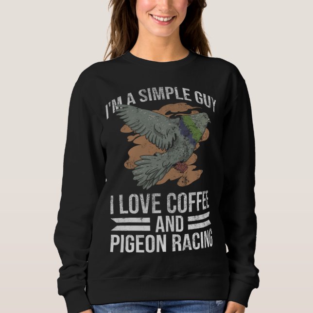 Sudadera Pigeon  And Pigeon Racer (Anverso)