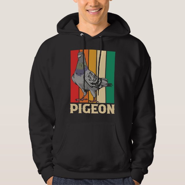 Sudadera Pigeon Racing Birding Birdwatching Birdwatcher Ret (Anverso)