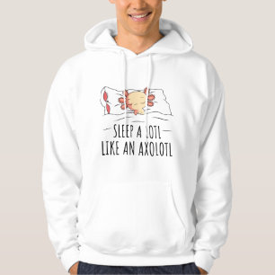Sudadera Pijama de Ajolote Durmiente Amante del Salamandra