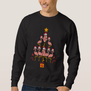 Sudadera Pijama de flamenco árbol de Navidad animal Xmas