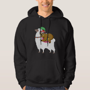 Sudadera Pijama De Navidad De Alpaca Con Sombrero De Elfo D