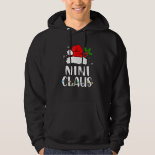 Sudadera Pijama Navideño Nini Claus Familia Combinación Nav