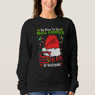 Sudadera Pijama Navideño Santa Sé Amable Con El Cartero Chr