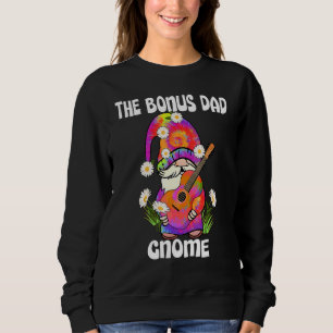 Sudadera Pijama Tie Dye de Navidad Feliz Gnome Papá Bonus