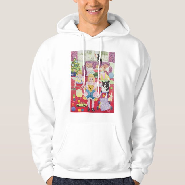 Sudadera Pijamas del navidad del peluche (Anverso)