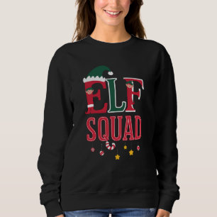 Sudadera Pijamas Navideñas de Familia de Elfos Equipo de El
