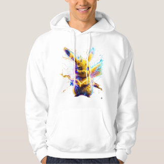 Sudadera Pikachu Oleada Eléctrica - Trueno Neon Hiperrealis