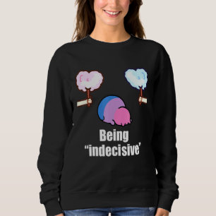 Sudadera Pila de gatos Orgullo bisexual Bandera bi linda LG