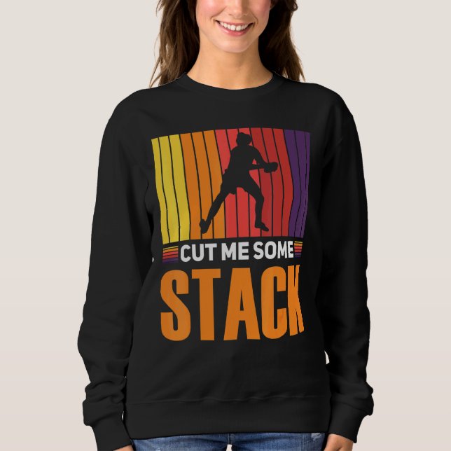 Sudadera Pila de golf de disco de Frisbee (Anverso)