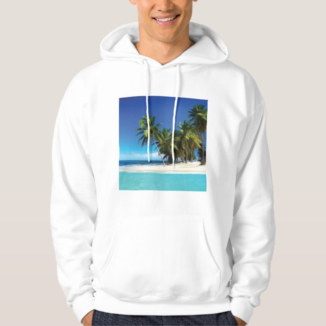 Sudadera Pilar de tiro de playa exótica (Anverso)