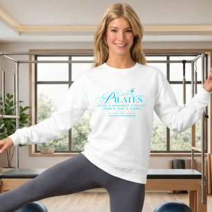 Sudadera Pilates de Lujo Los Principios Básicos Azul