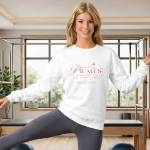 Sudadera Pilates de Lujo Los Principios Básicos Rosa