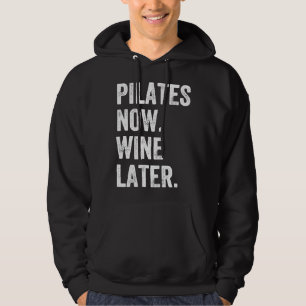 Sudadera Pilates Now Wine Después Pilates