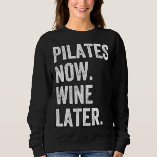 Sudadera Pilates Now Wine Después Pilates