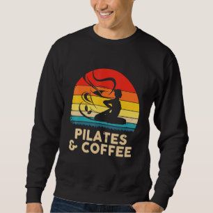 Sudadera Pilatos Y Pilates Retro De Café Vintage