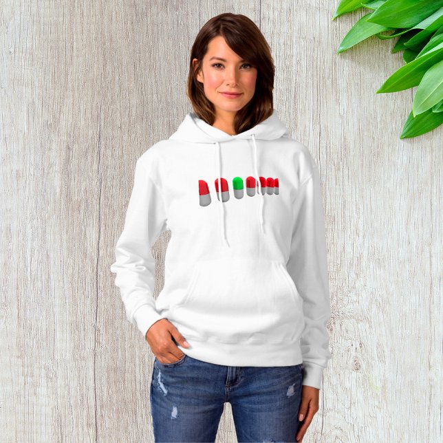 Sudadera Píldora Verde Única Entre Cápsulas Rojas (Subido por el creador)