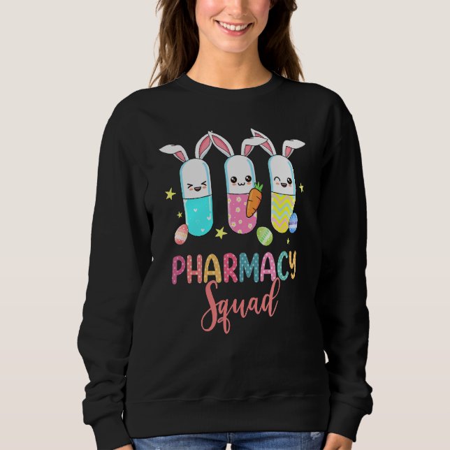 Sudadera Pills Pharmacy Squad Farmacéutico Día de Pascua (Anverso)