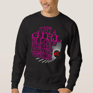 Sudadera Pilot A Girl In Love With Her Air Traffic Controll