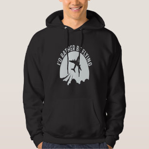Sudadera Piloto Avión Aeronave Aviación Me gustaría estar v