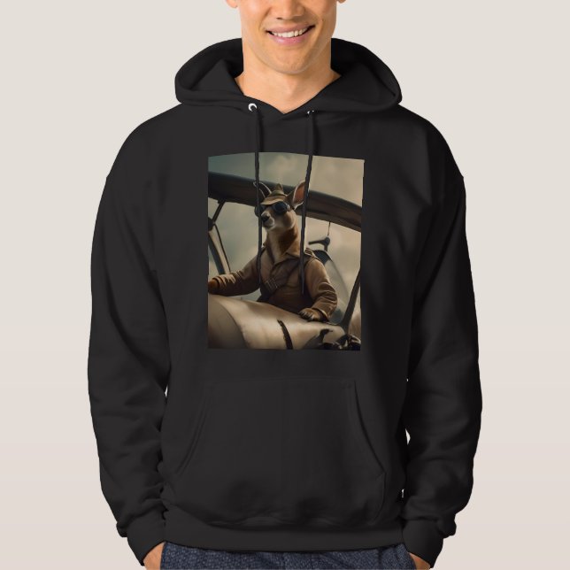 Sudadera Piloto canguro australiano, (Anverso)