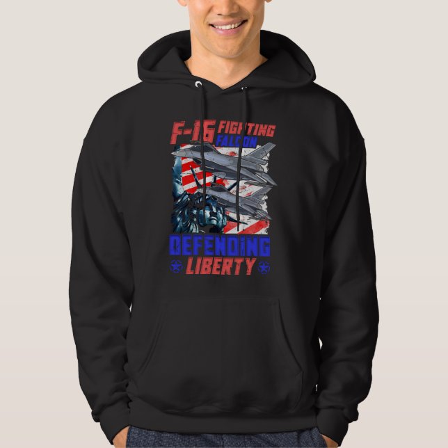 Sudadera Piloto de avión de combate F 16 (Anverso)