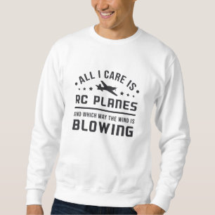 Sudadera Piloto De Aviones Aéreos RC Todo Lo Que Me Importa
