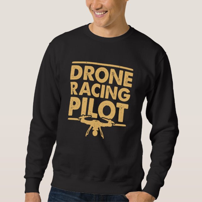 Sudadera Piloto De Carreras De Drones Fpv Multicopter Drone (Anverso)