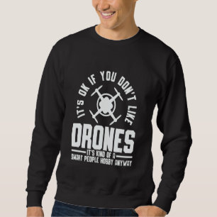 Sudadera Piloto de Dron de Pasatiempo de Gente Inteligente