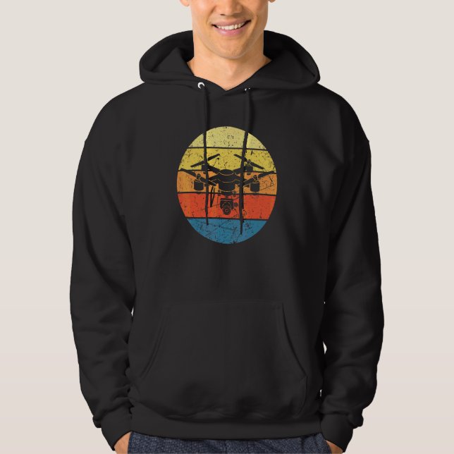 Sudadera Piloto de dron Operador de dron Quadcopter 2 (Anverso)