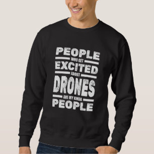 Sudadera Piloto de Drone Fpv Carreras Aviador Volando Rc Qu