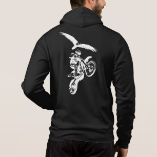 Sudadera Piloto de Motocross y Águila