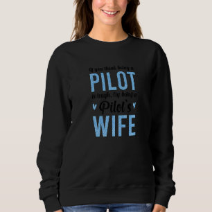 Sudadera Piloto de piloto de piloto de piloto de avión espo