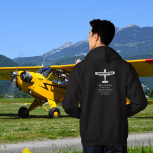 Sudadera Piloto Estudiante Primer Vuelo Solo Avión Divertid