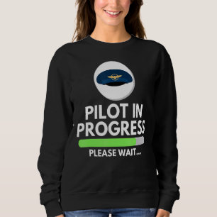 Sudadera Piloto Piloto De Estudiantes De La Escuela De Vuel