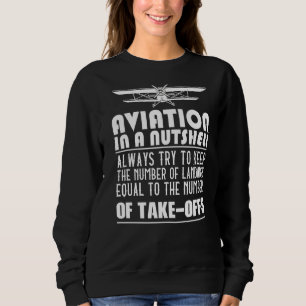 Sudadera Piloto piloto de la compañía aérea de aviación