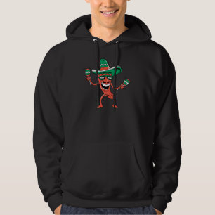 Sudadera Pimienta fiesta en Sombrero con Maracas