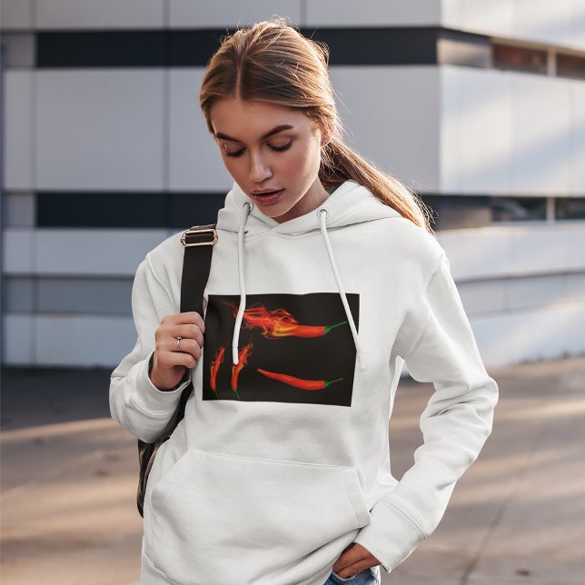 Sudadera Pimientos Chili en Llamas (Subido por el creador)
